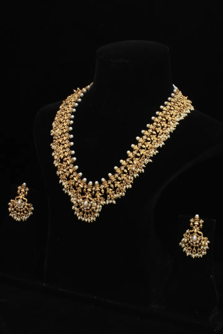 South Indian Traditional Necklace Set