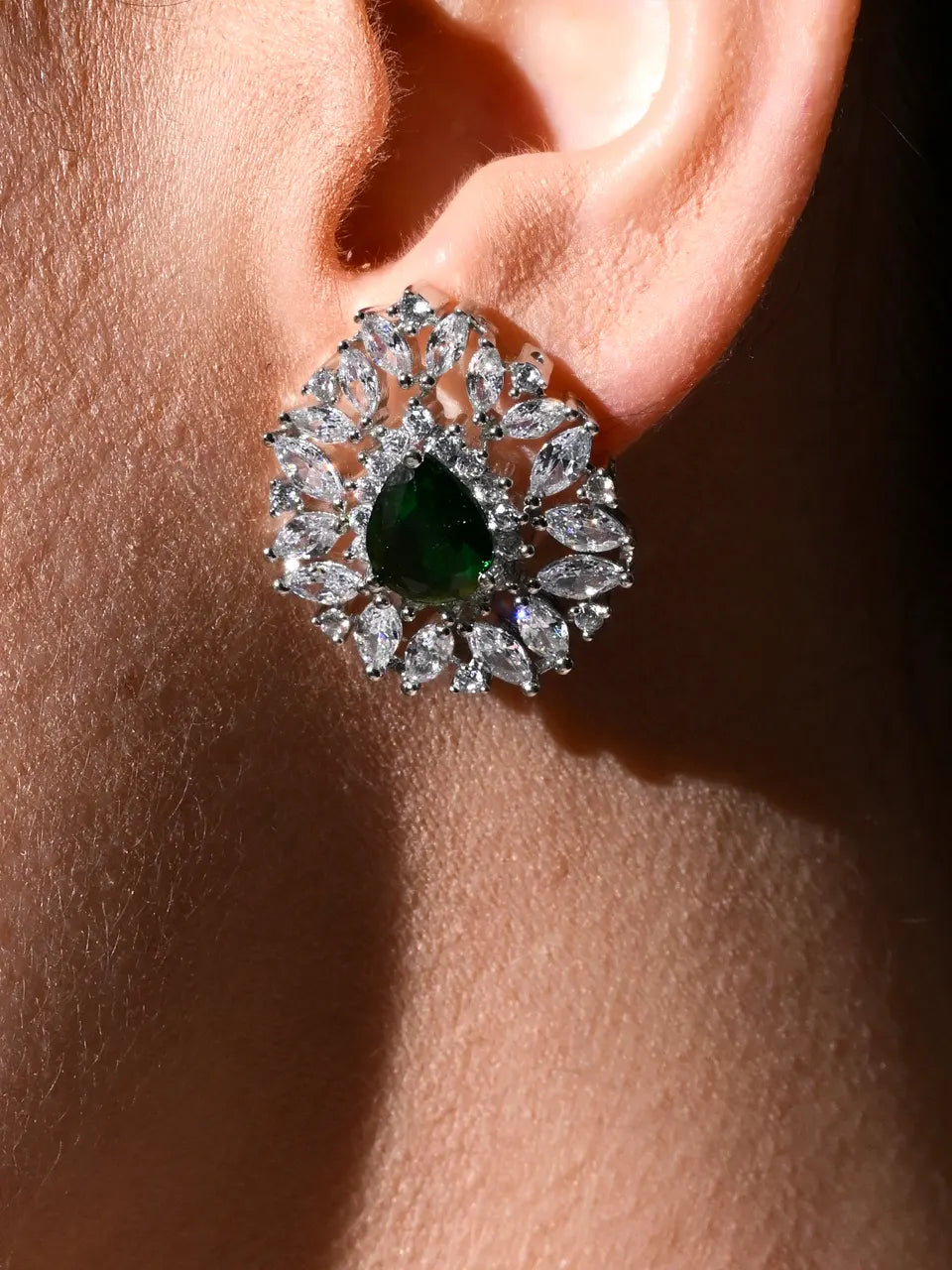 Emerald Halo Elegance Set