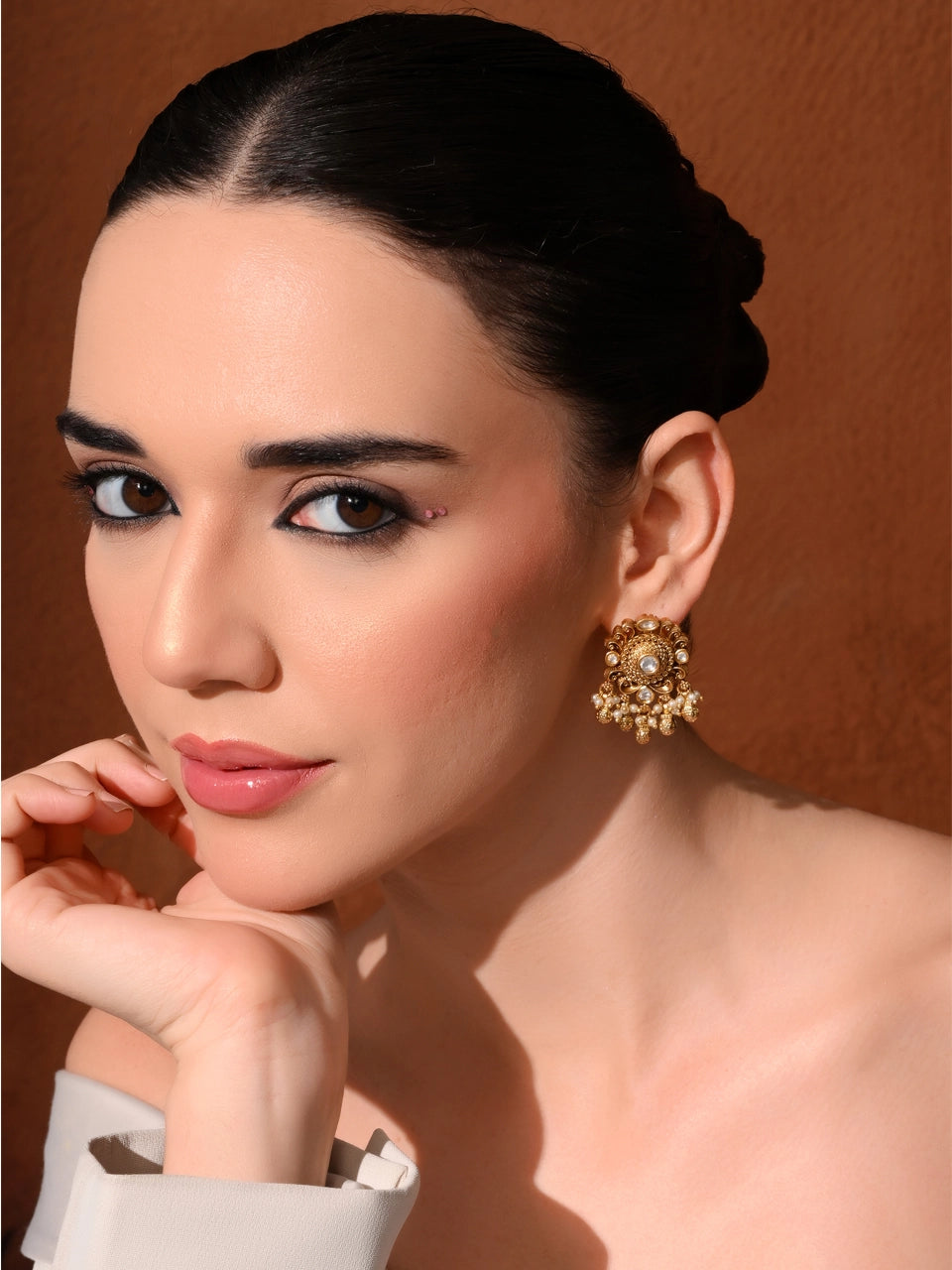 Royal Pearl Bloom Studs