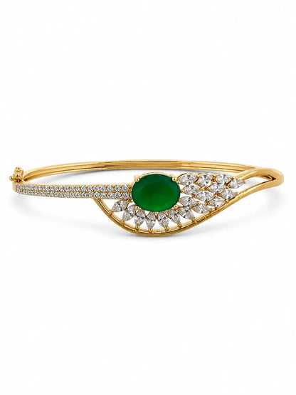 Emerald Grace Openable Bracelet