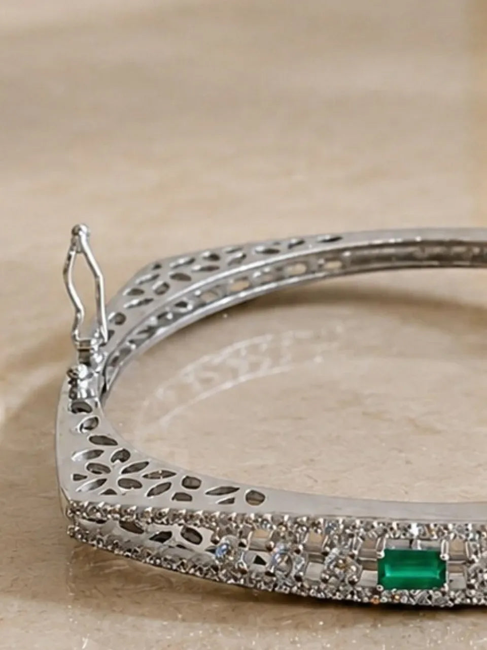 Emerald Luxe Bracelet and Ring Set