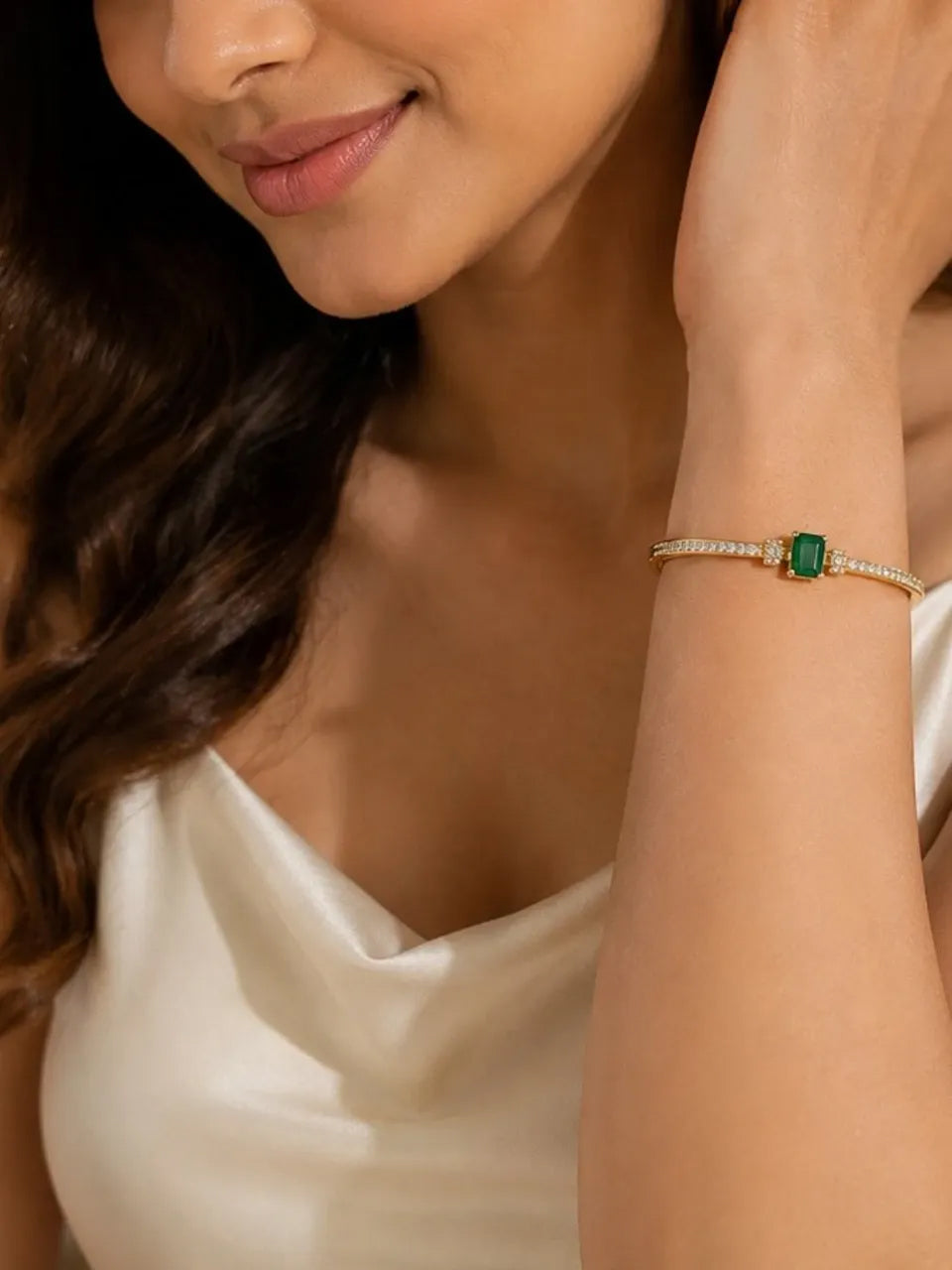 Emerald Luxe Crystal Bracelet
