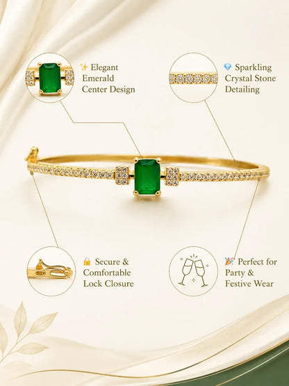 Emerald Luxe Crystal Bracelet