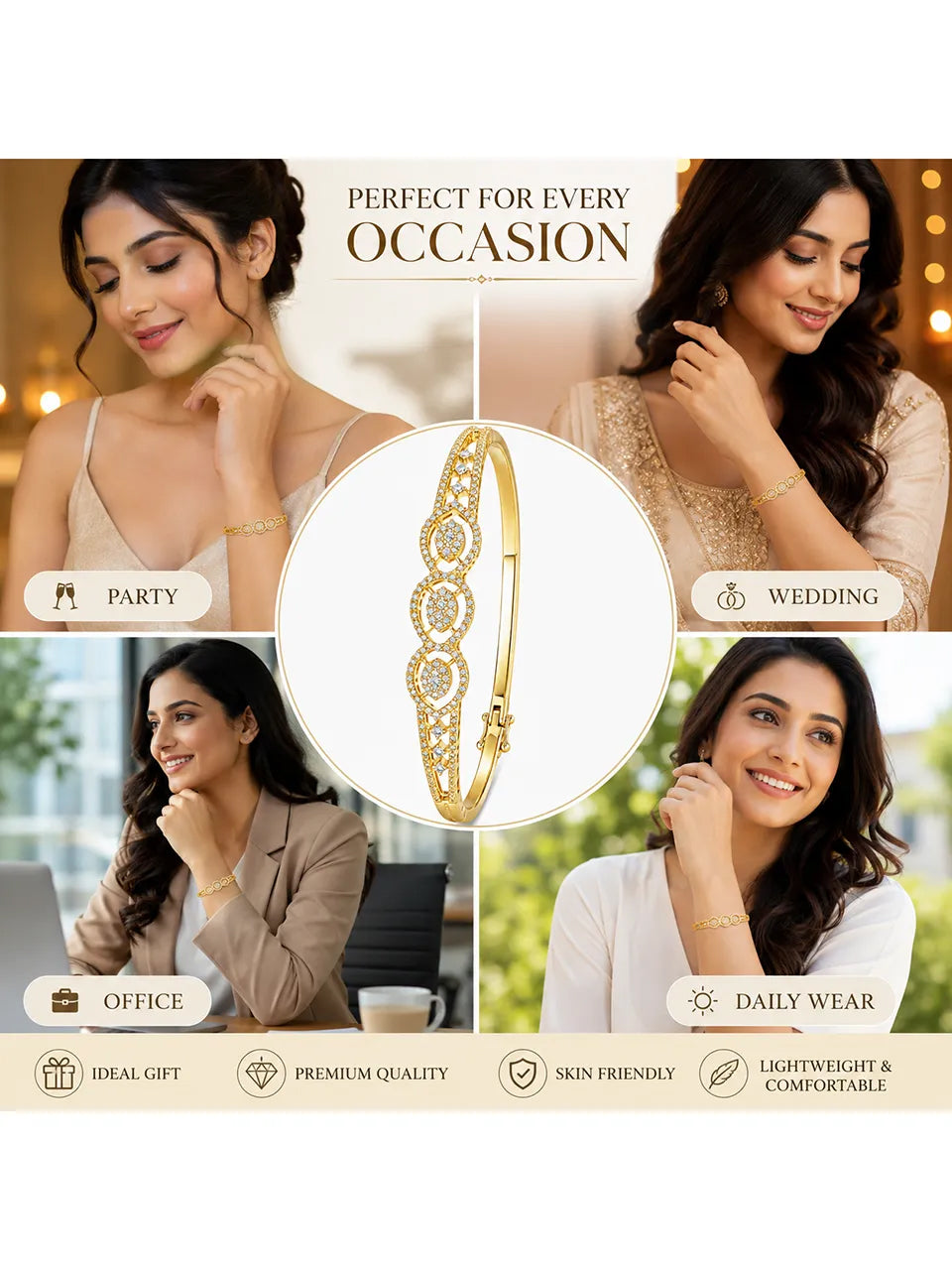 Radiant Trio Bracelet
