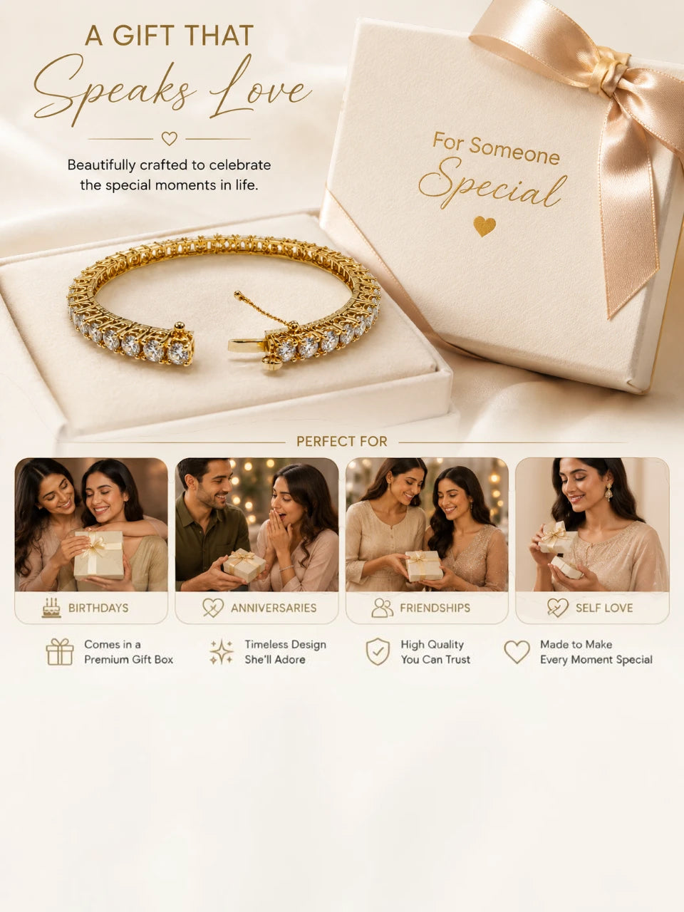 Crown Spark Bracelet