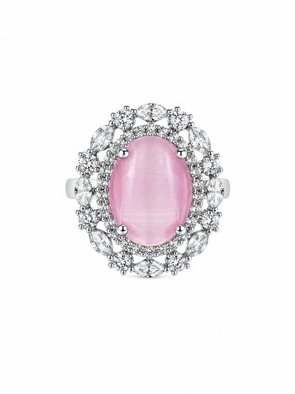 Blush Halo Ring