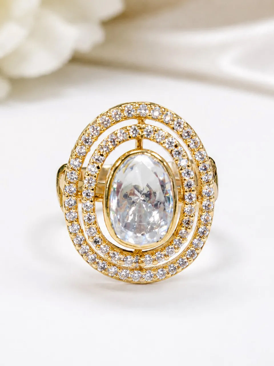 Celeste Halo Ring