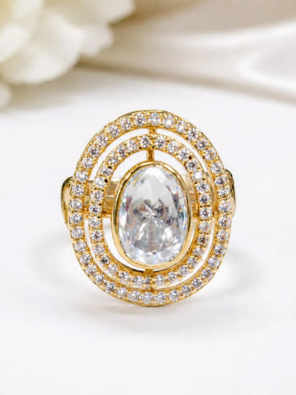 Celeste Halo Ring
