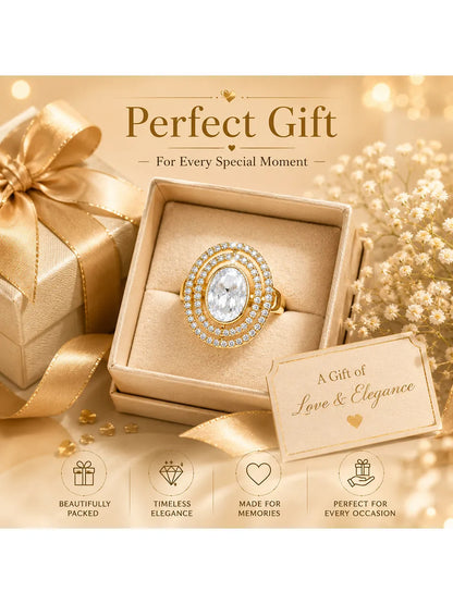 Celeste Halo Ring