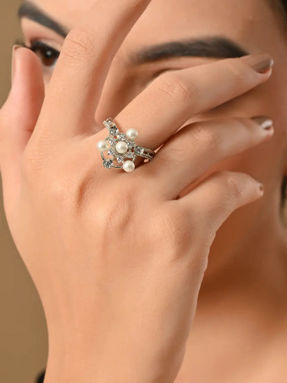 The Enchanted Pearl Star Ring