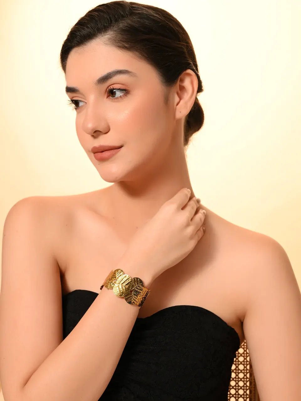 Golden Leaf Harmony Bracelet