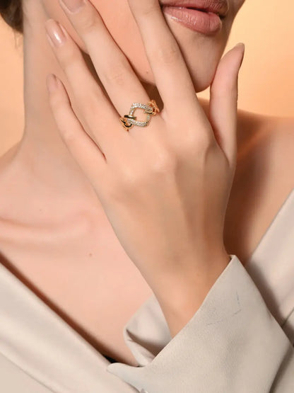 Golden Link Luxe Ring