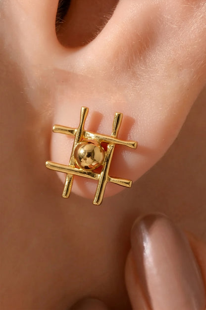 Tic Tac Toe Earrings