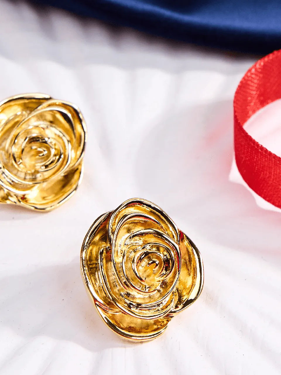 Golden Rose Glow Earrings