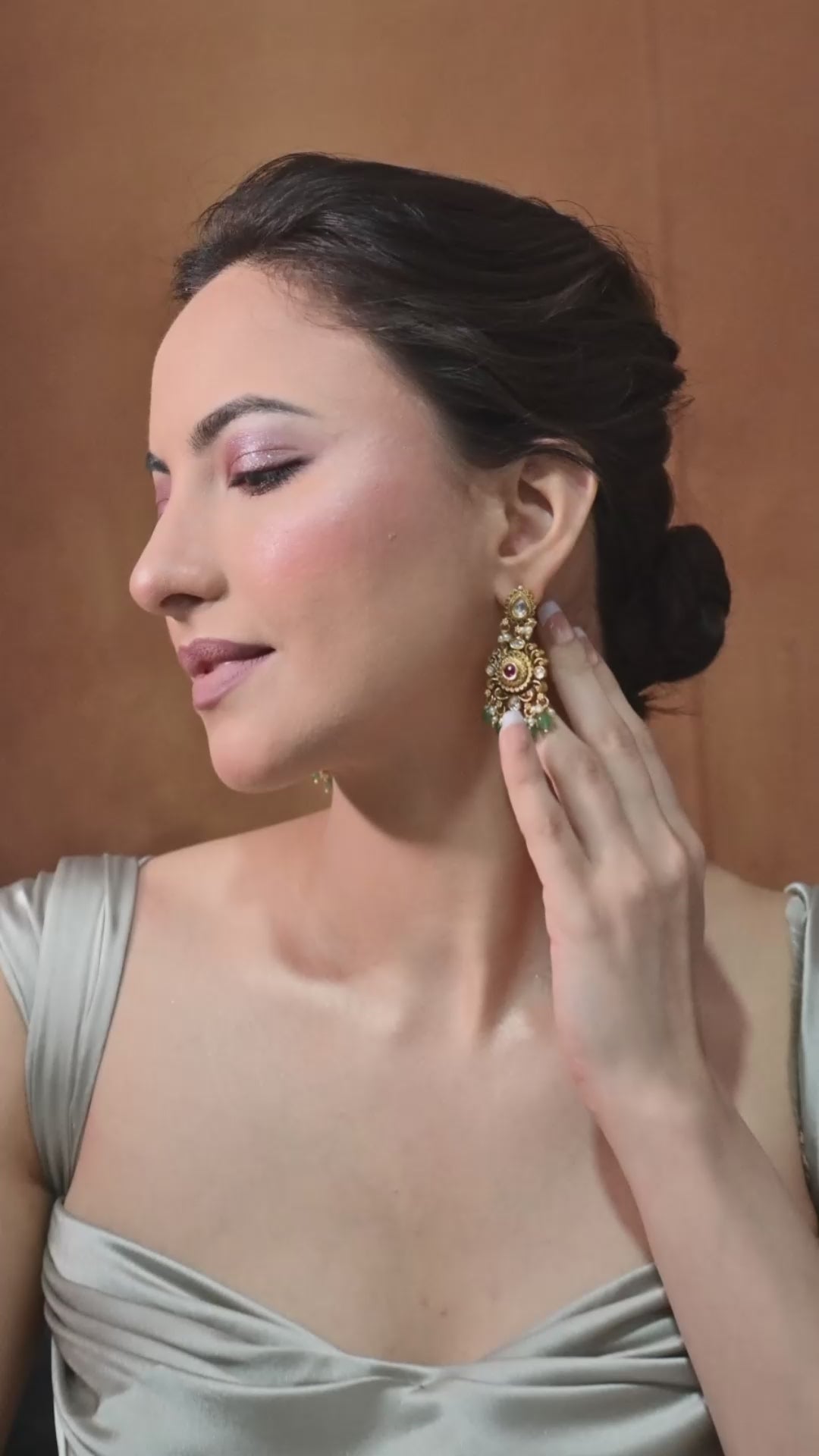 Regal Bloom Statement Earrings