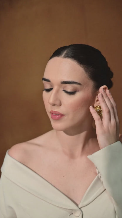 Royal Pearl Bloom Studs