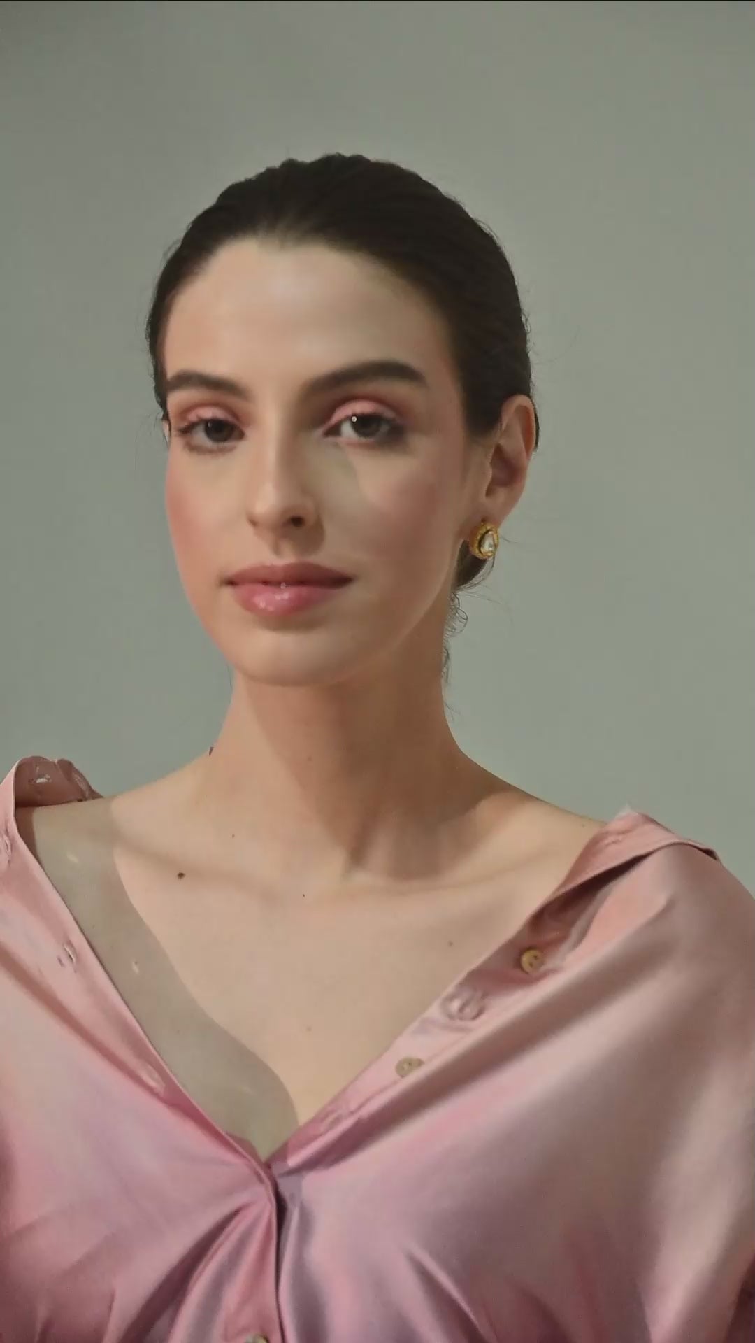 Heritage Teardrop Kundan Stud Earrings