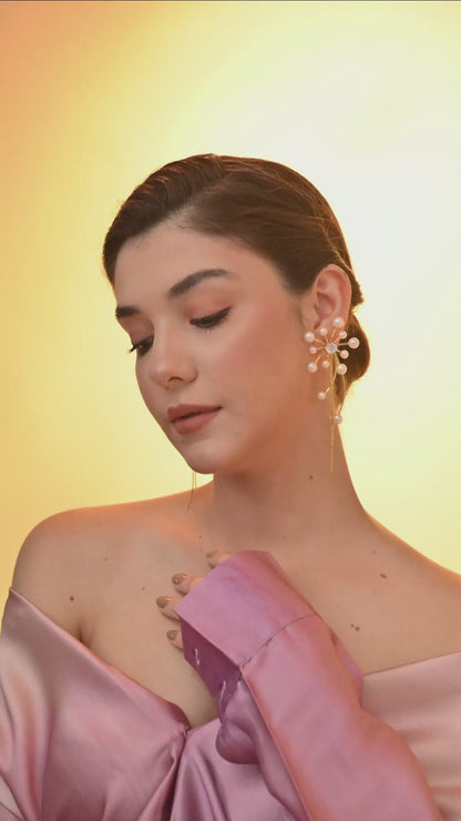 Pearl Radiance Statement Earrings