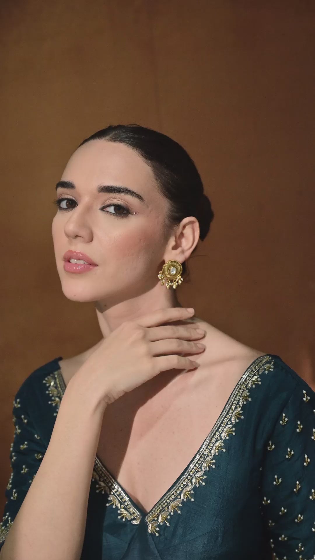 Heritage Pearl Disc Earrings