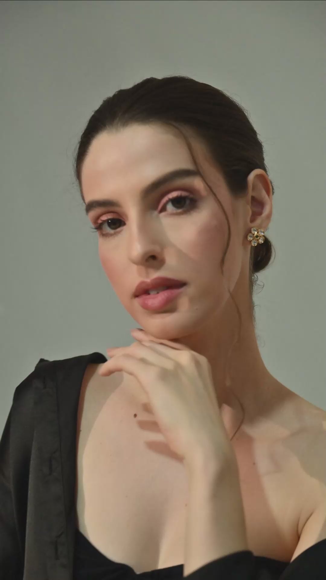 Emerald Bloom Kundan Studs