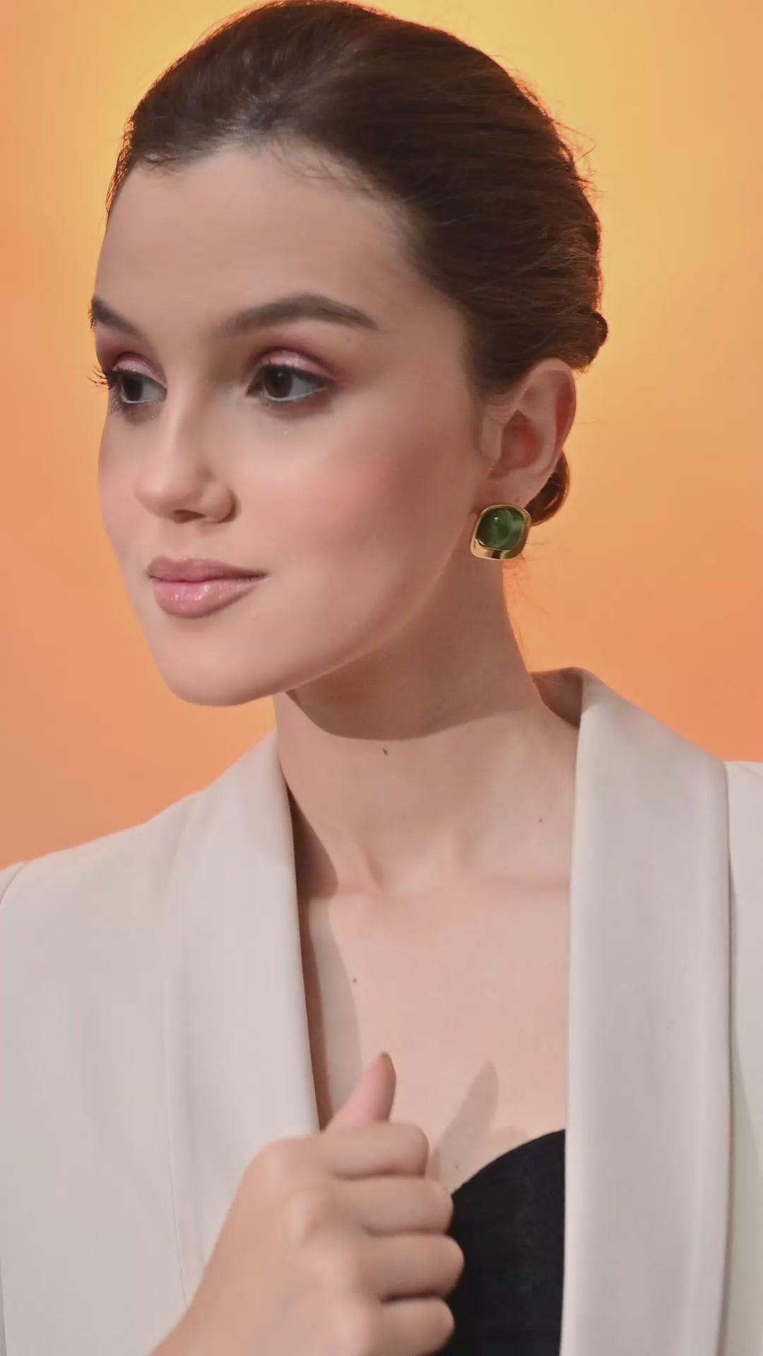 Emerald Radiance Studs
