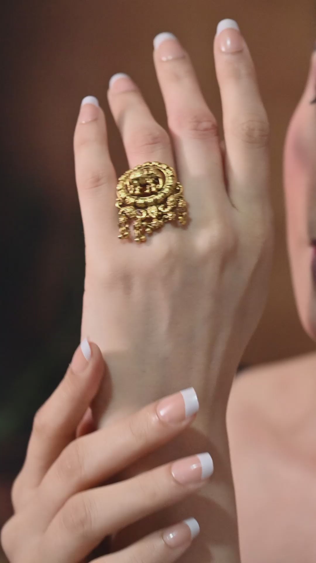 Heritage Elephant Charm Ring