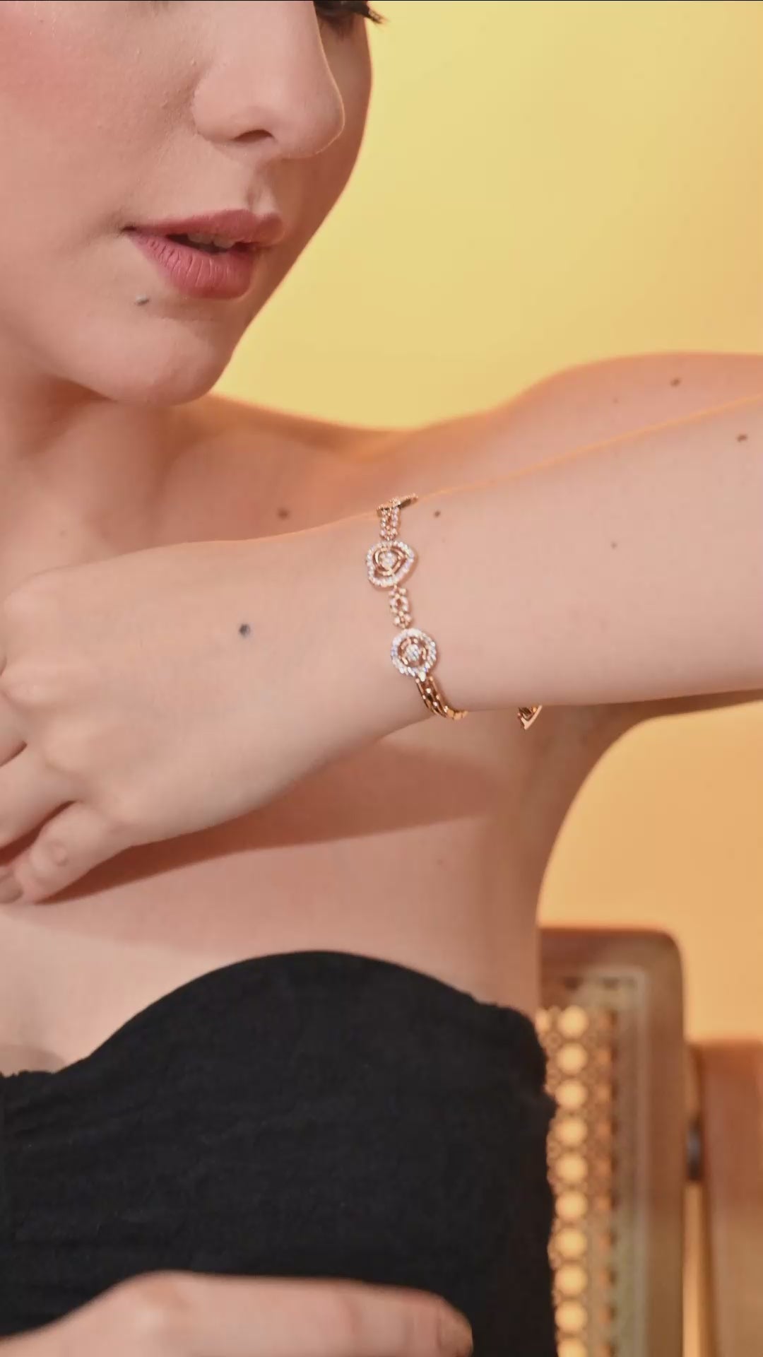 Sparkling Heart Affinity Bracelet