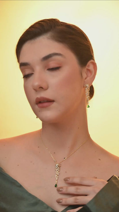 Emerald Elegance Jewelry Set