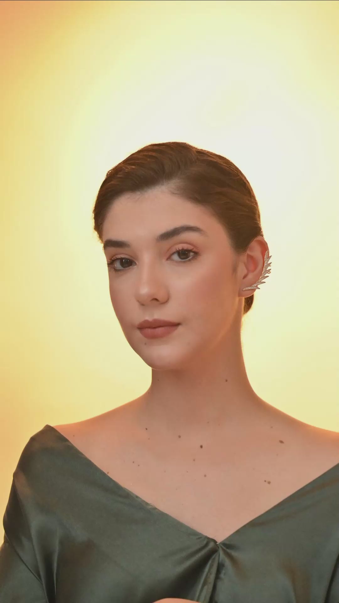 Winged Radiance Ear Cuff