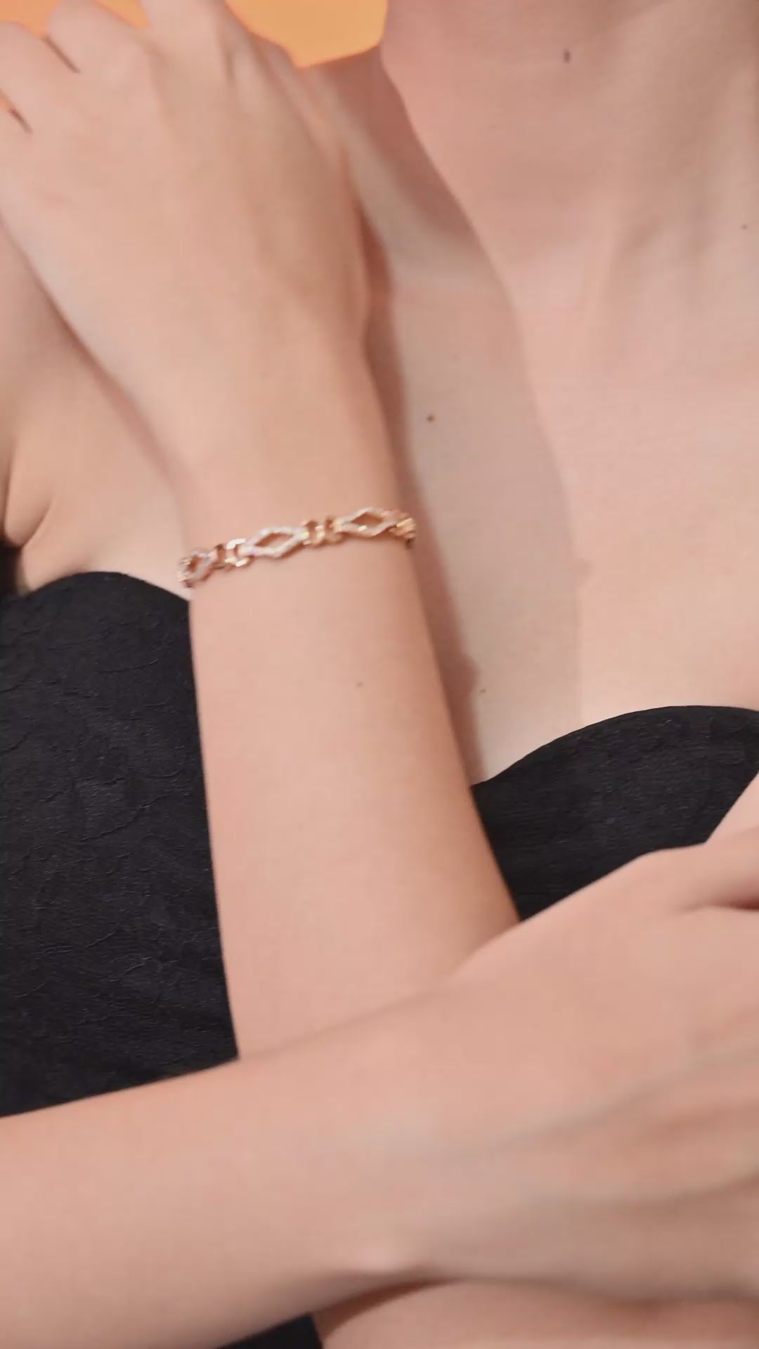 Gleaming Linked Grace Bracelet