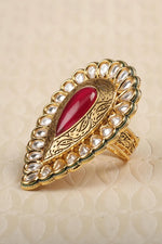Load image into Gallery viewer, Janaki Kundan Ring
